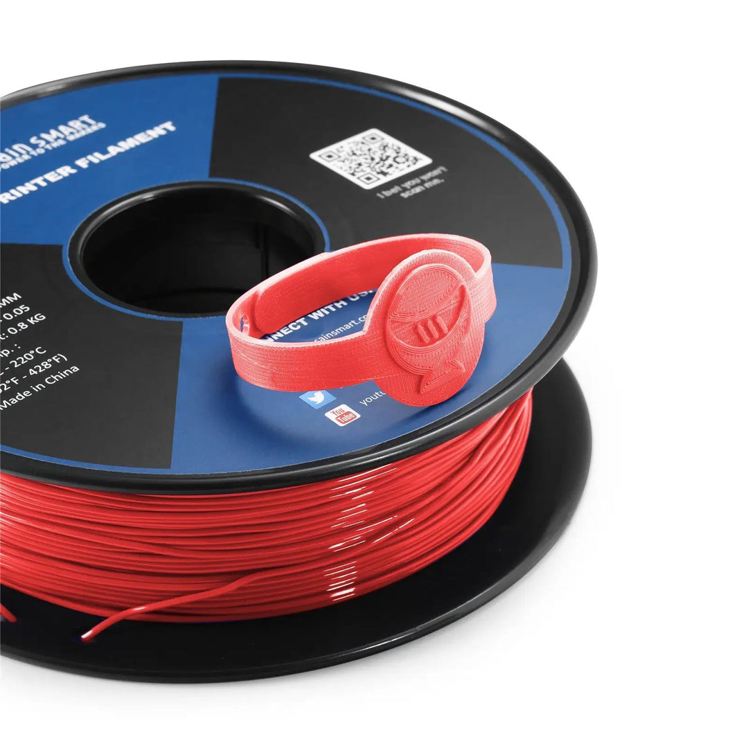 Neon Scarlet, Cyberpunk Color TPU 1.75mm Filament 0.8kg/1.76lb by SainSmart.com