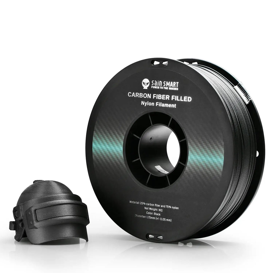 [Open Box] Nylon+ Carbon Fiber Filament 1.75mm 1kg/2.2lb, Black by SainSmart.com