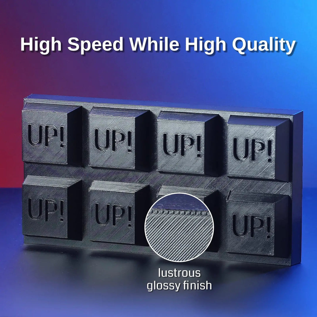 GT-3 High Speed PETG Filament, Glossy, 1.75mm, +/-0.04mm, 1KG, Black White Transparent by SainSmart.com