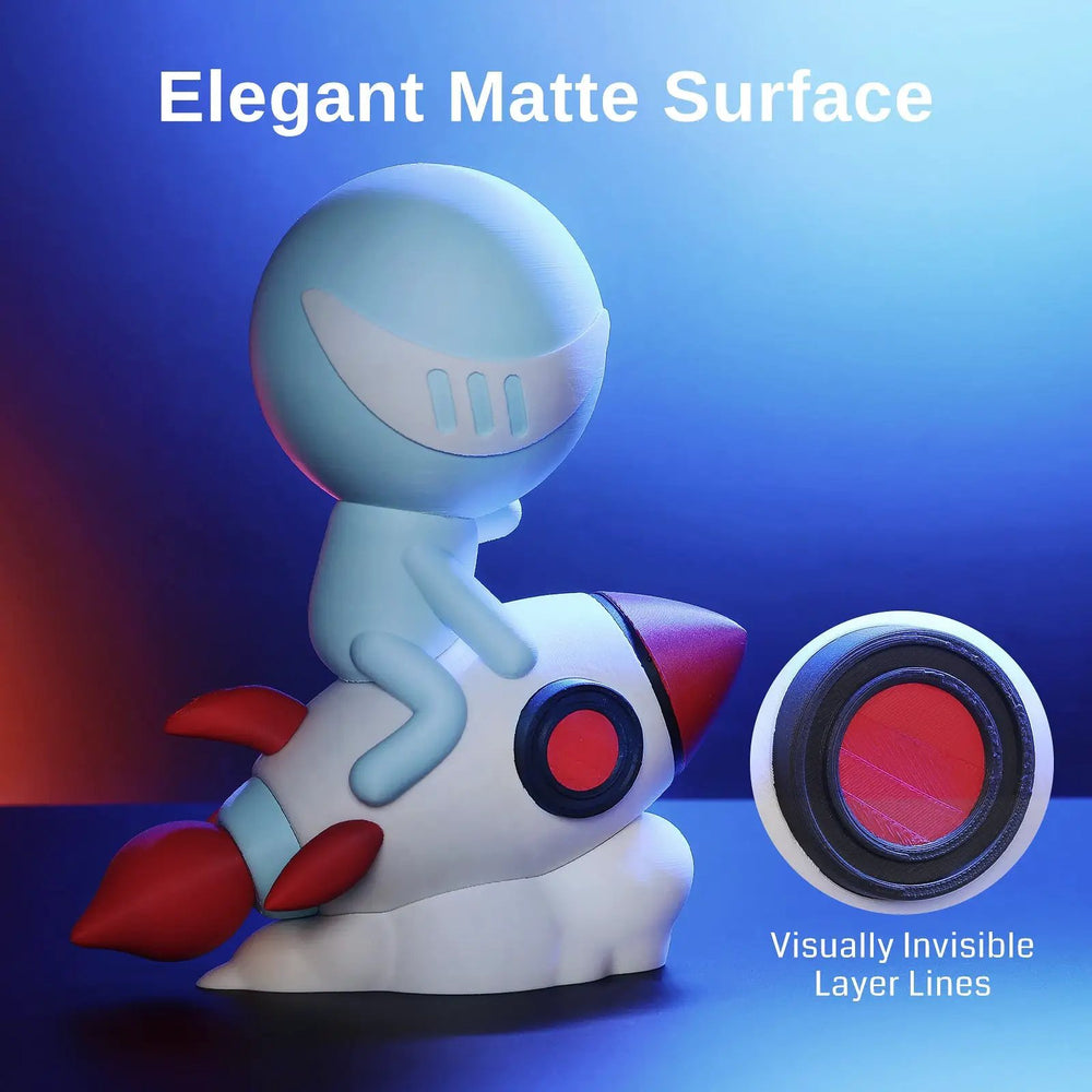 GT-3 High Speed Matte PLA Filament 1.75mm, 1KG, ±0.02mm, Black/White/Teal/Mint/Red/Grey by SainSmart.com