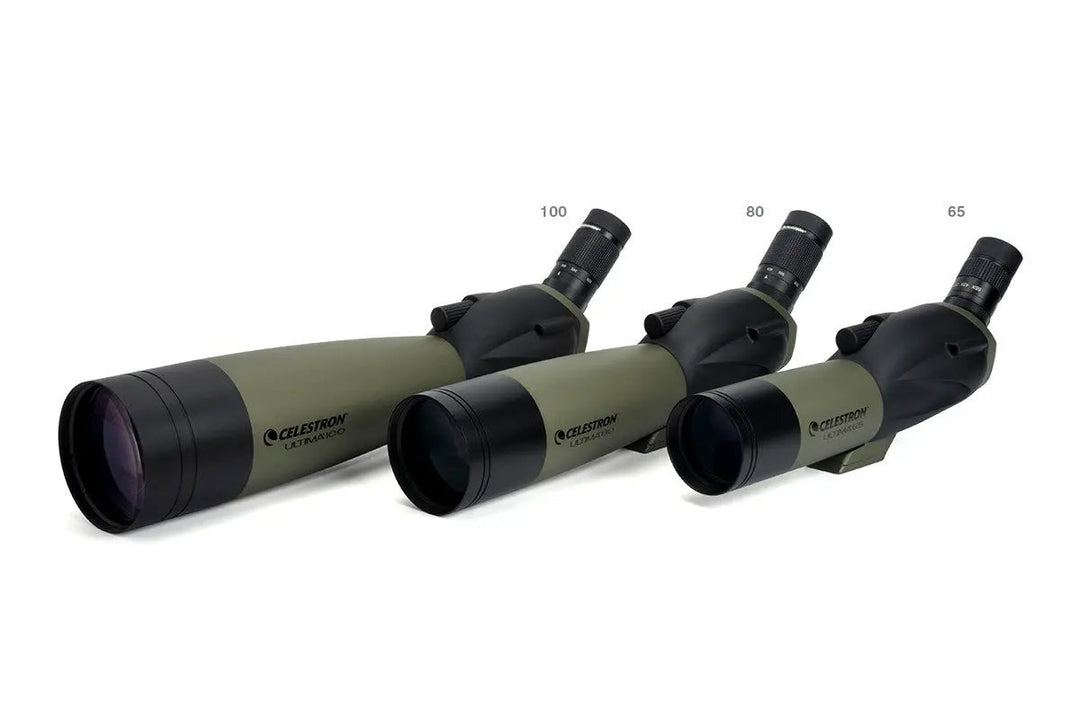 Ultima 18-55x65mm Angled Zoom Spotting Scope by Celestron