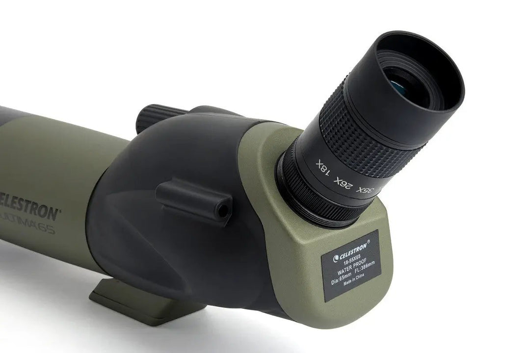 Ultima 18-55x65mm Angled Zoom Spotting Scope by Celestron