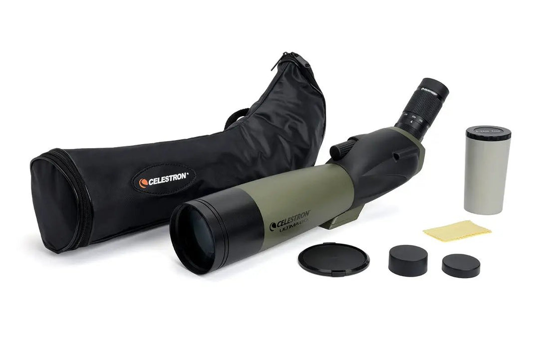 Ultima 20-60x80mm Angled Zoom Spotting Scope by Celestron