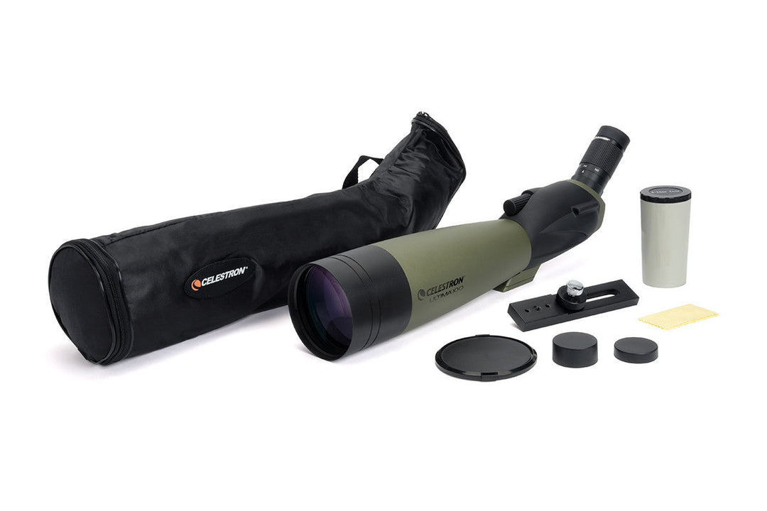 Ultima 22-66x100mm Angled Zoom Spotting Scope by Celestron