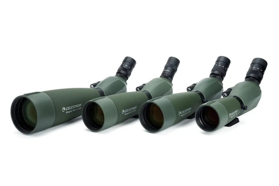 Regal M2 16-48x65mm ED Angled Zoom Spotting Scope by Celestron
