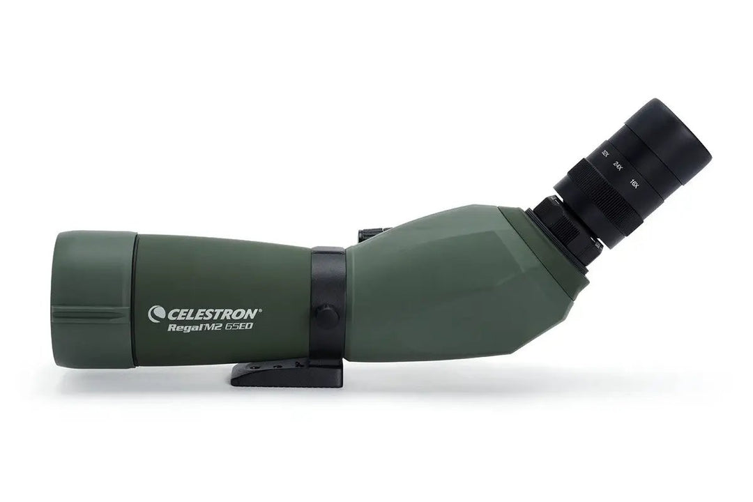 Regal M2 16-48x65mm ED Angled Zoom Spotting Scope by Celestron