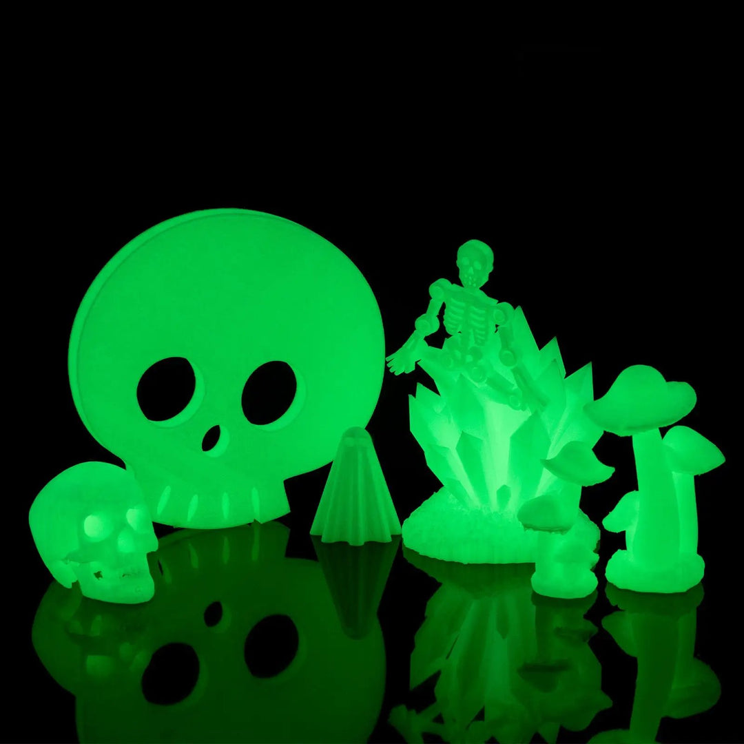 Glow-in-the-dark Green 1.75mm PRO-3 PETG Filament, 1kg by SainSmart.com