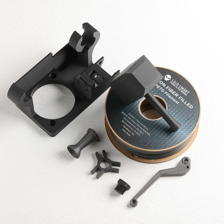 Black, Bronze Carbon Fiber PETG Filament, 1.75mm, Accuracy +/-0.04mm 1KG (2.2lbs) by SainSmart.com