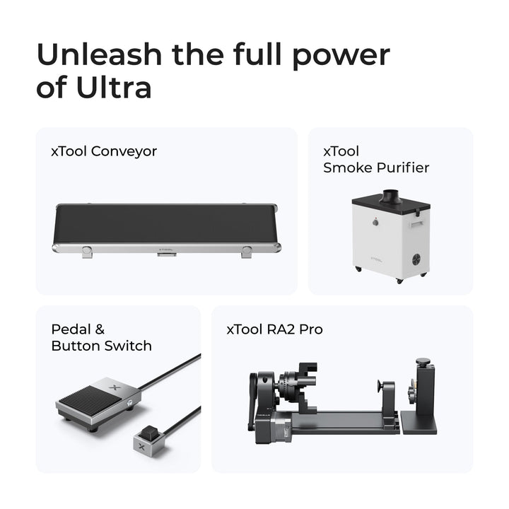 xTool F1 Ultra 20W Fiber & Diode Dual Laser Engraver by xTool