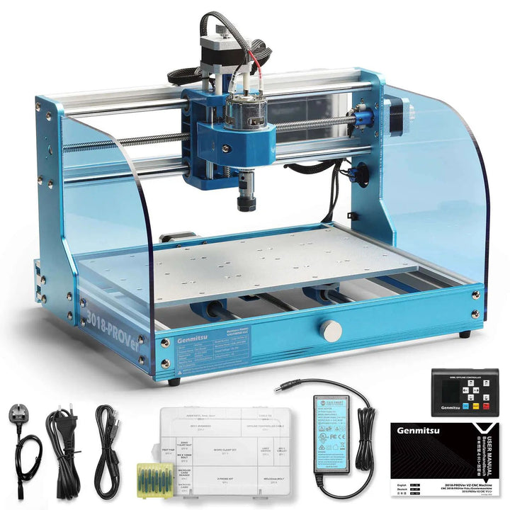 3018-PROVer V2 Desktop CNC Router Kit, Semi Assembled For Entry Level User by SainSmart.com