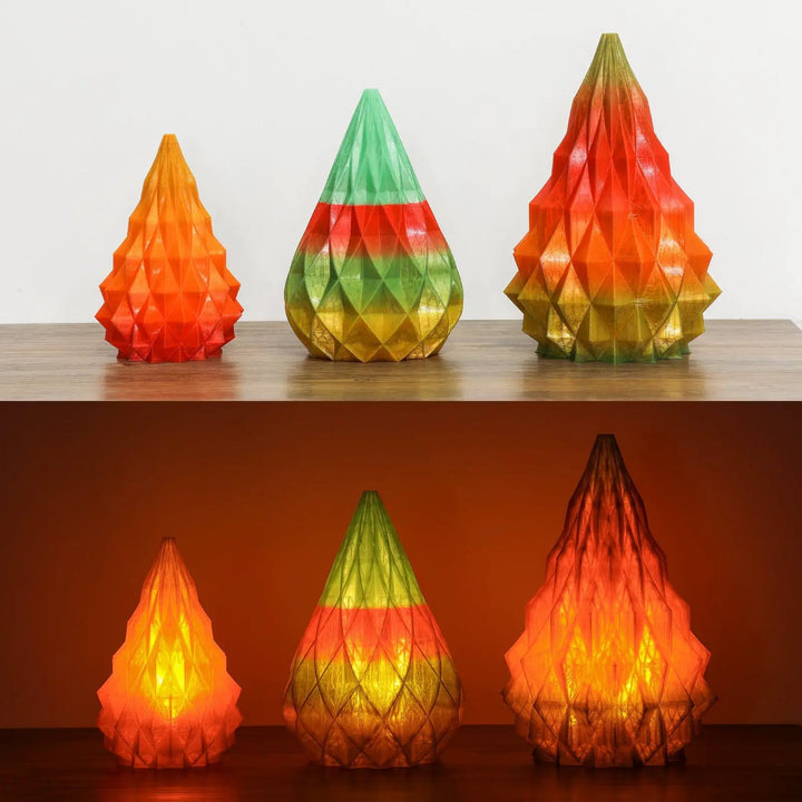 Translucent Rainbow, 1.75mm PRO-3 PETG Filament, 1kg by SainSmart.com