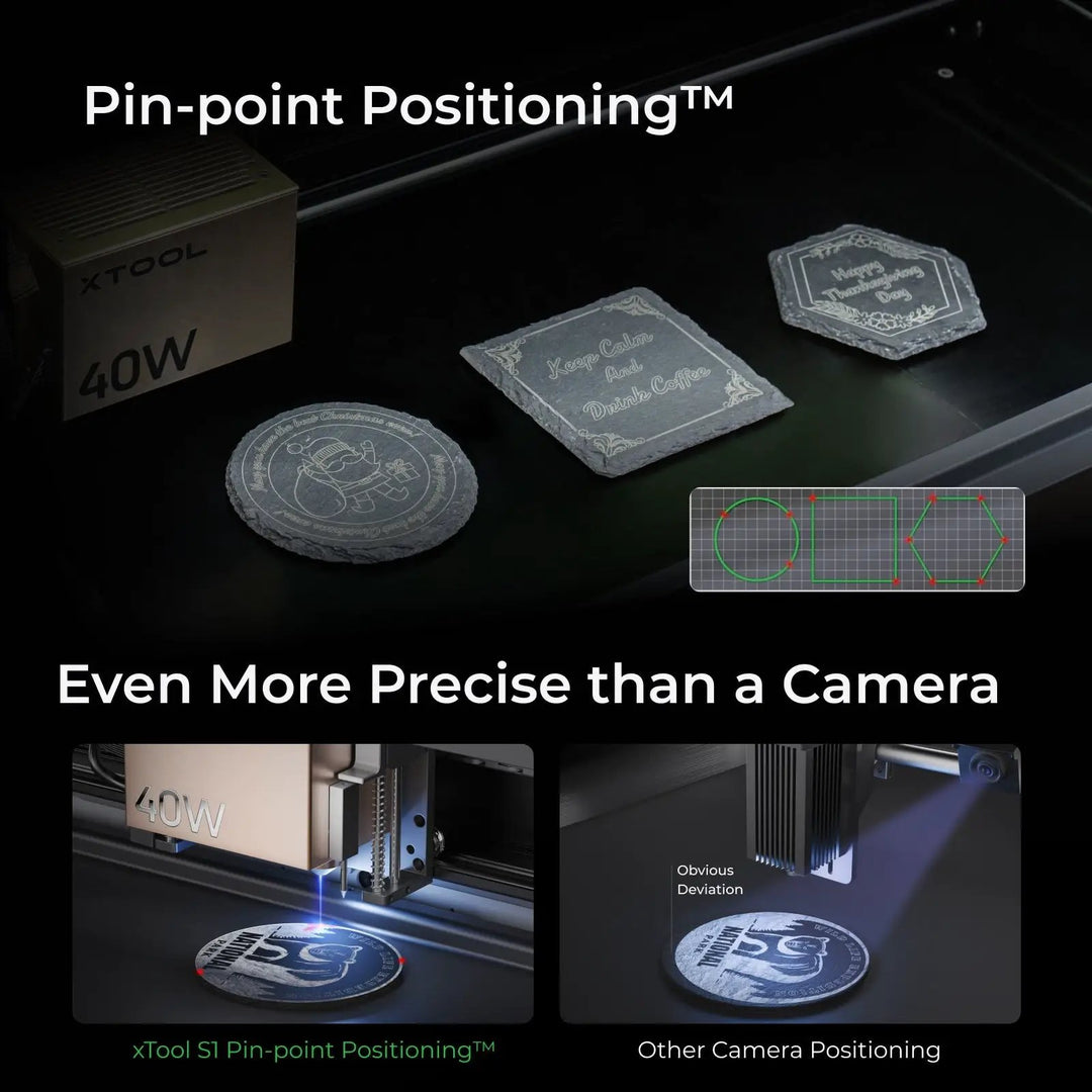 xTool S1 + 1064nm IR Laser Kit: Enclosed Diode Laser Engraver & Cutter by xTool