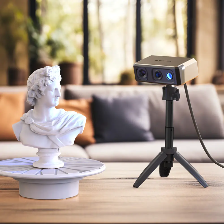3DMakerpro Seal 3D scanner top-down view showing dual camera sensor array