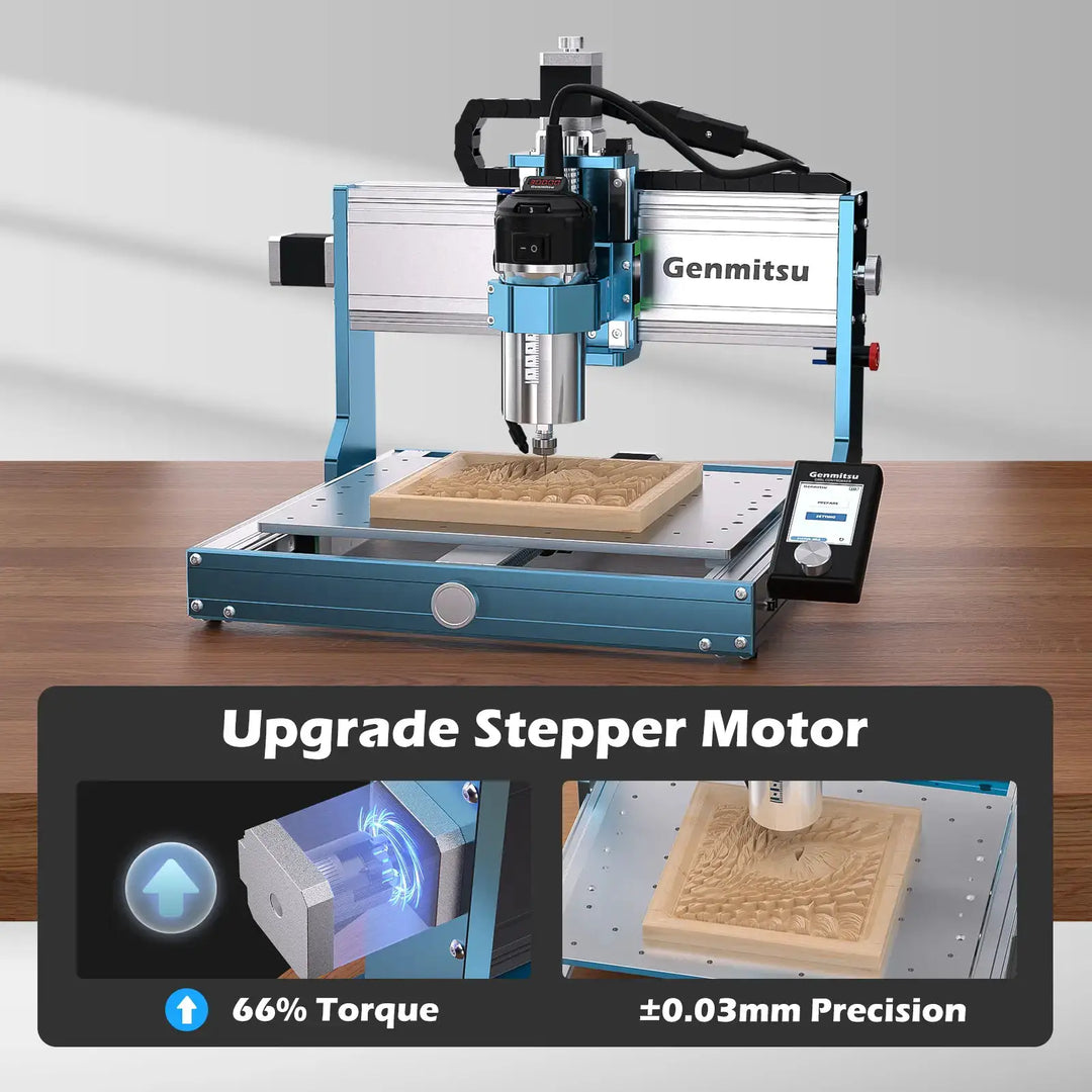 3030-PROVer Ultra Desktop CNC Router for High Precision Metalworking, with Linear Guide & Ball Screw Motion by SainSmart.com