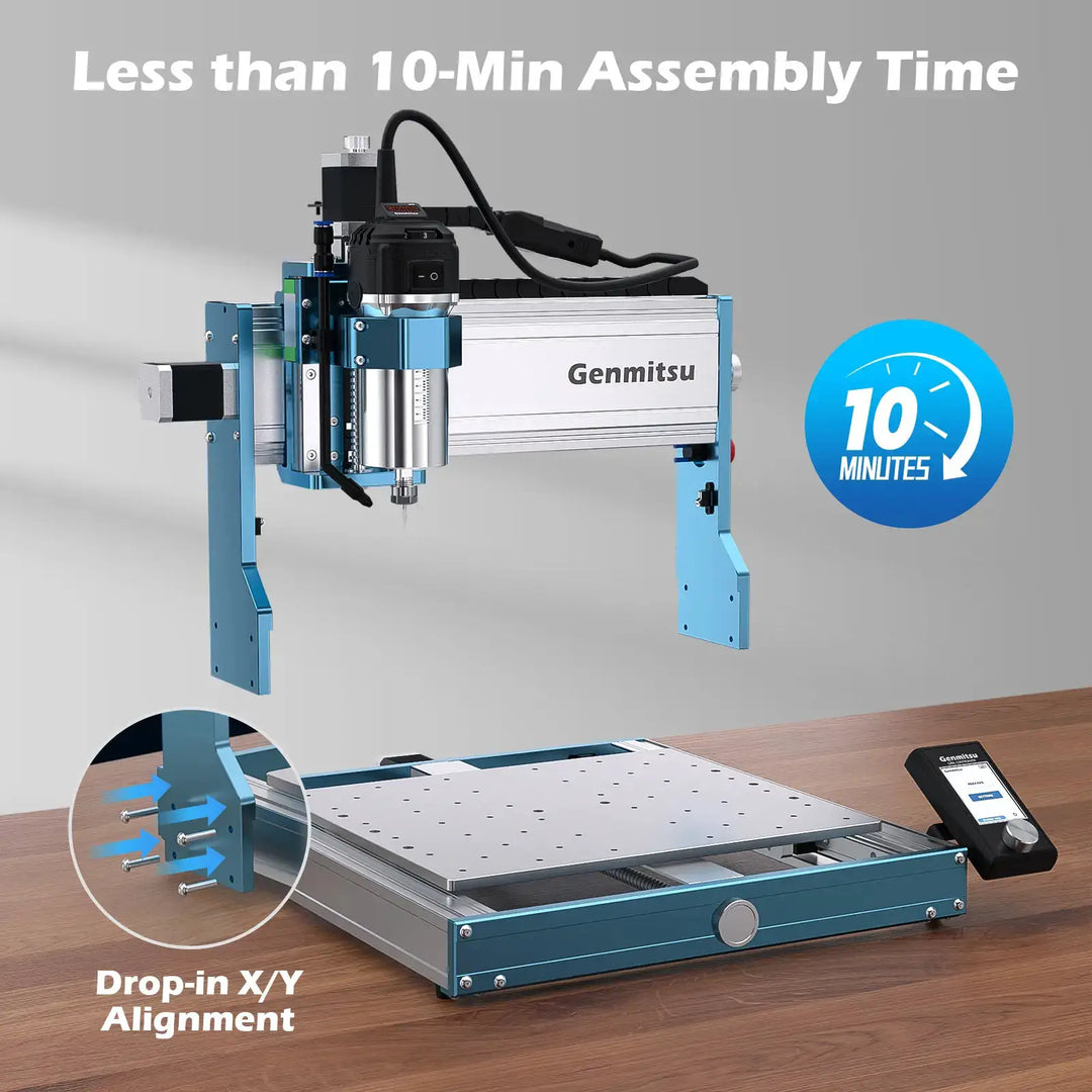 3030-PROVer Ultra Desktop CNC Router for High Precision Metalworking, with Linear Guide & Ball Screw Motion by SainSmart.com