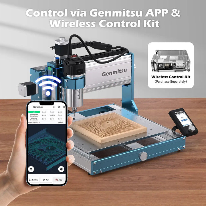 3030-PROVer Ultra Desktop CNC Router for High Precision Metalworking, with Linear Guide & Ball Screw Motion by SainSmart.com