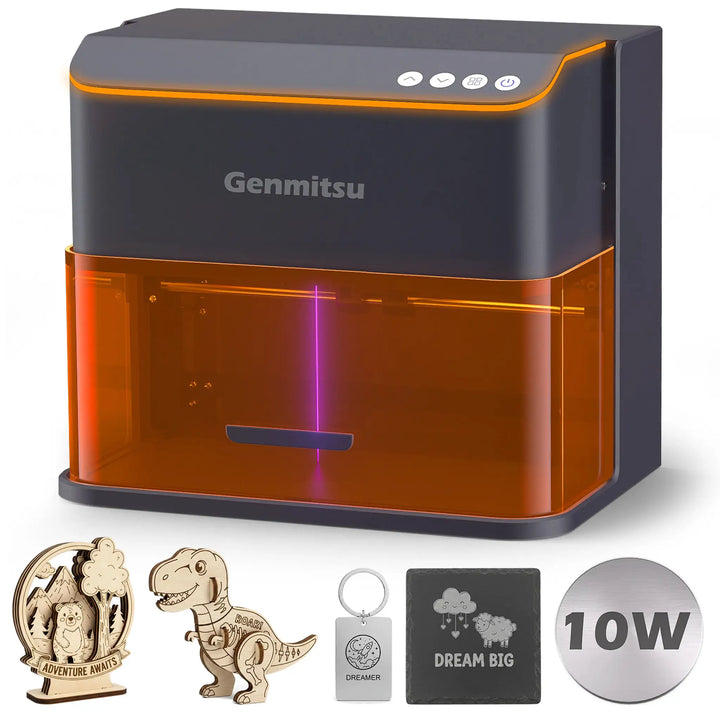 Kintix Hybrid Galvo Laser Engraver – Ultra-Fast Batch Production & Enclosed Safety by SainSmart.com