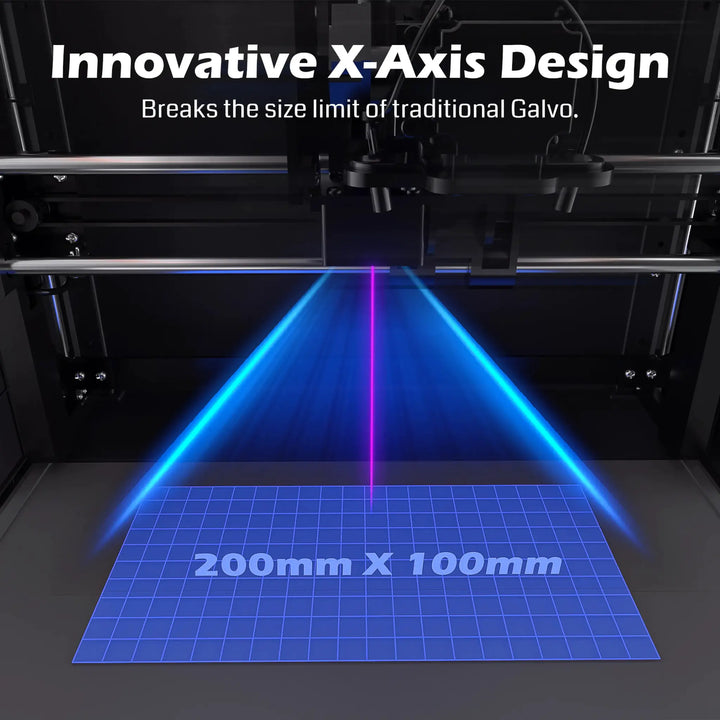 Kintix Hybrid Galvo Laser Engraver – Ultra-Fast Batch Production & Enclosed Safety by SainSmart.com
