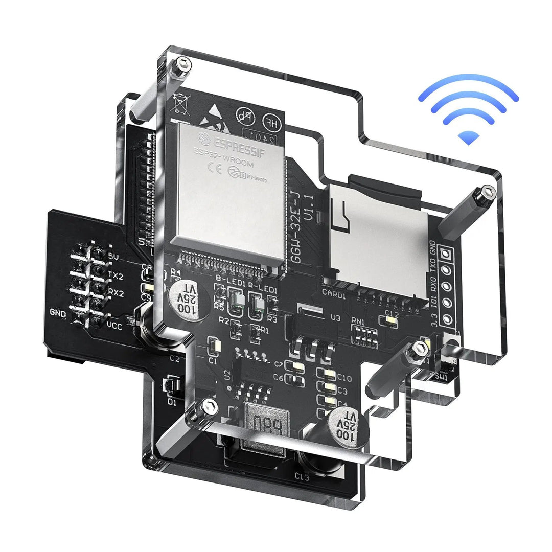 Genmitsu Wireless Wi-Fi Module & Offline Controller Kit for CNC Routers, App Control with 3D Toolpath Preview by SainSmart.com