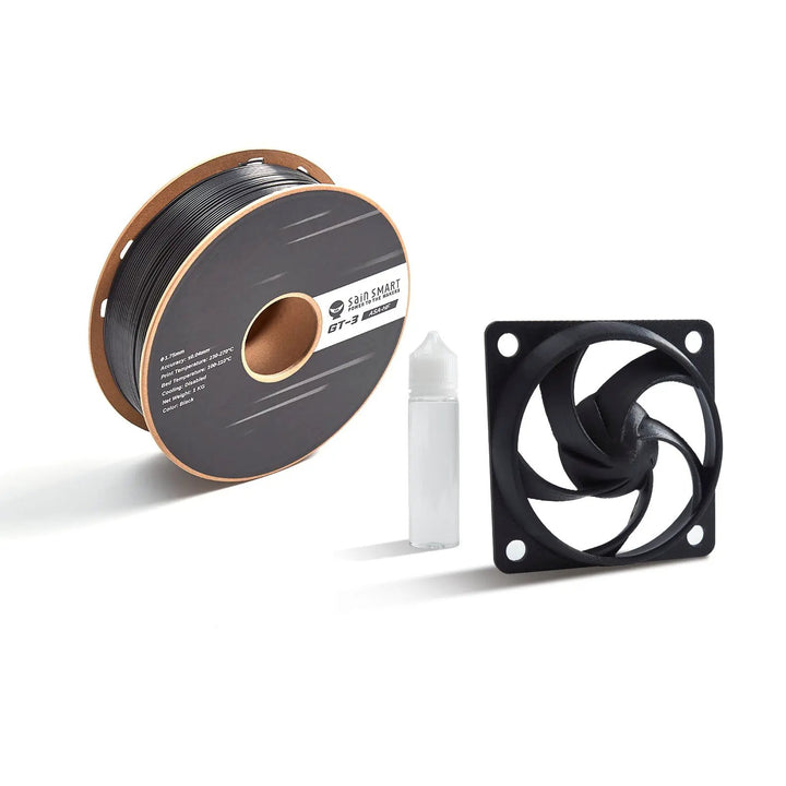 GT-3 High-Speed ASA Filament, 1.75mm Black, UV & Weather Resistant, Fit for Outdoor Functional Parts, 1kg, Accuracy +/- 0.04 mm by SainSmart.com