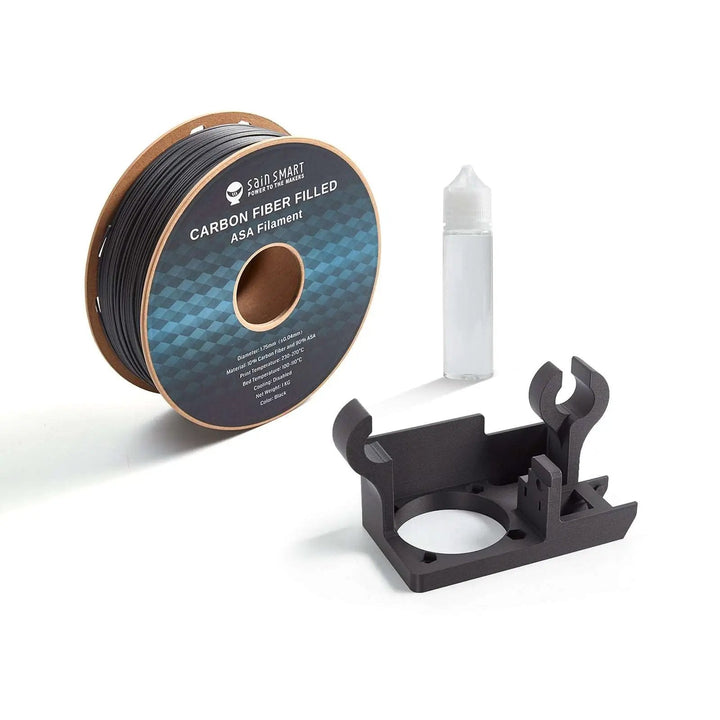 Carbon Fiber ASA Filament, 1.75mm Black, UV & Weather Resistant, Fit for Outdoor Functional Parts, 1kg, Accuracy +/- 0.04 mm by SainSmart.com