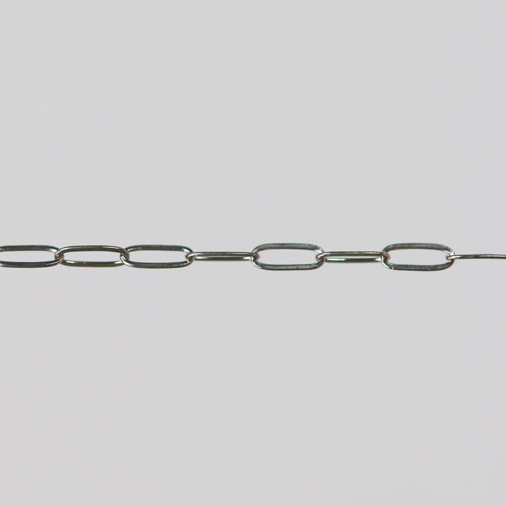 Chloe Permanent Jewelry Chain, Oval Cable Design, Flat Oval Links, Available in Gold Options and Silver by Sunstone Welders
