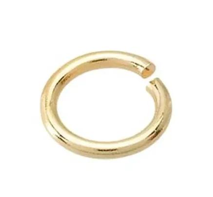 Yellow Gold Jump Rings 14K Solid Gold (10-Pack) or 14/20 Gold Filled (100-Pack) by Sunstone Welders