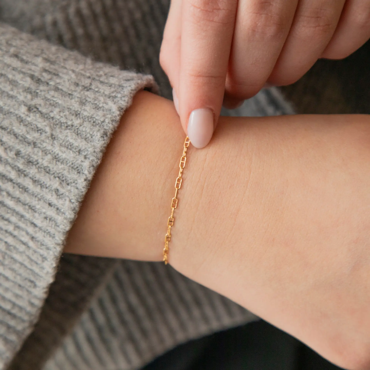 Karla Permanent Jewelry Chain, Mariner Links, Available in Silver and Gold Filled by Sunstone Welders