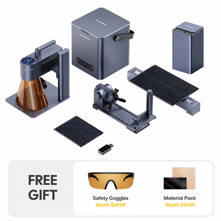 LaserPecker LP4 - The World's First Portable Dual-Laser Engraver by My Store