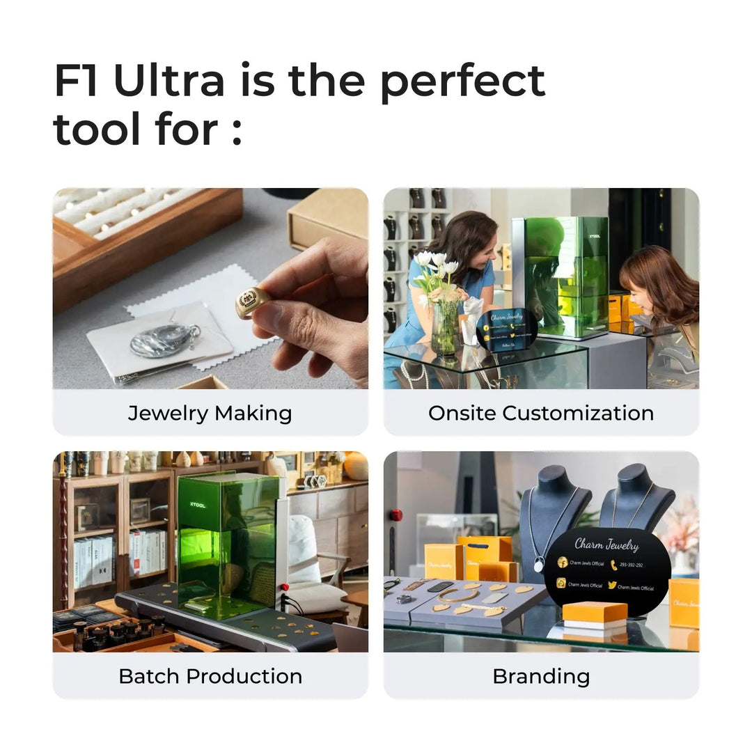 xTool F1 Ultra 20W Fiber & Diode Dual Laser Engraver by xTool