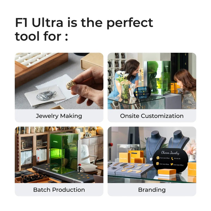 xTool F1 Ultra 20W Fiber & Diode Dual Laser Engraver by xTool