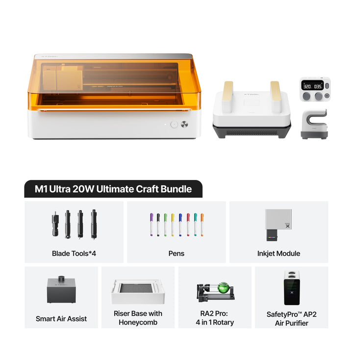 xTool M1 Ultra: The World's First 4-in-1 Craft Machine by xTool