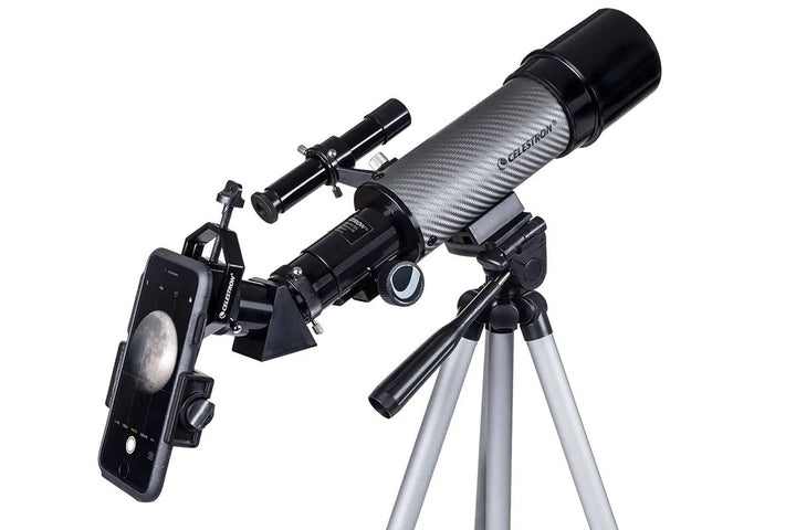 Travel Scope 60 DX Portable Telescope with Smartphone Adapter by Celestron