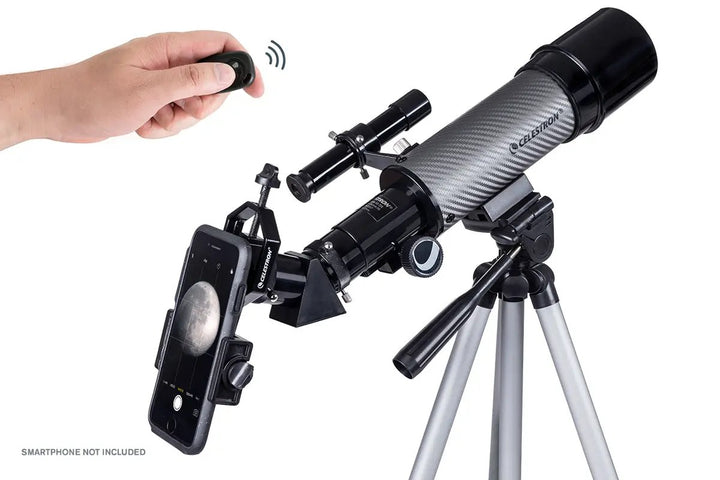 Travel Scope 60 DX Portable Telescope with Smartphone Adapter by Celestron
