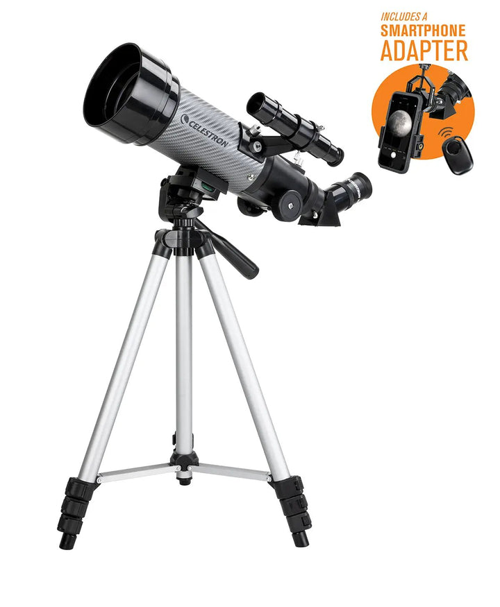 Travel Scope 70 DX Portable Telescope with Smartphone Adapter by Celestron