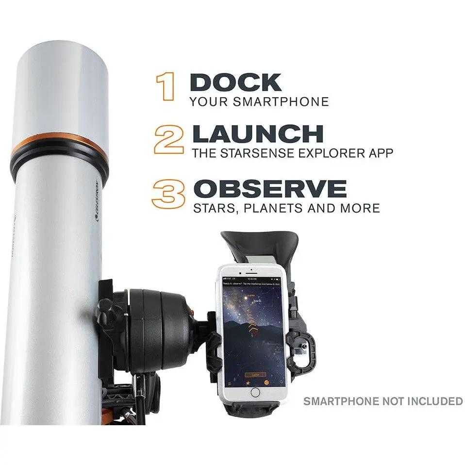 StarSense Explorer DX 102AZ Smartphone App-Enabled Refractor Telescope by Celestron