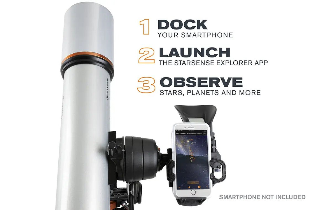 StarSense Explorer DX 102 Refractor with FREE EclipSmart Solar Filter by Celestron