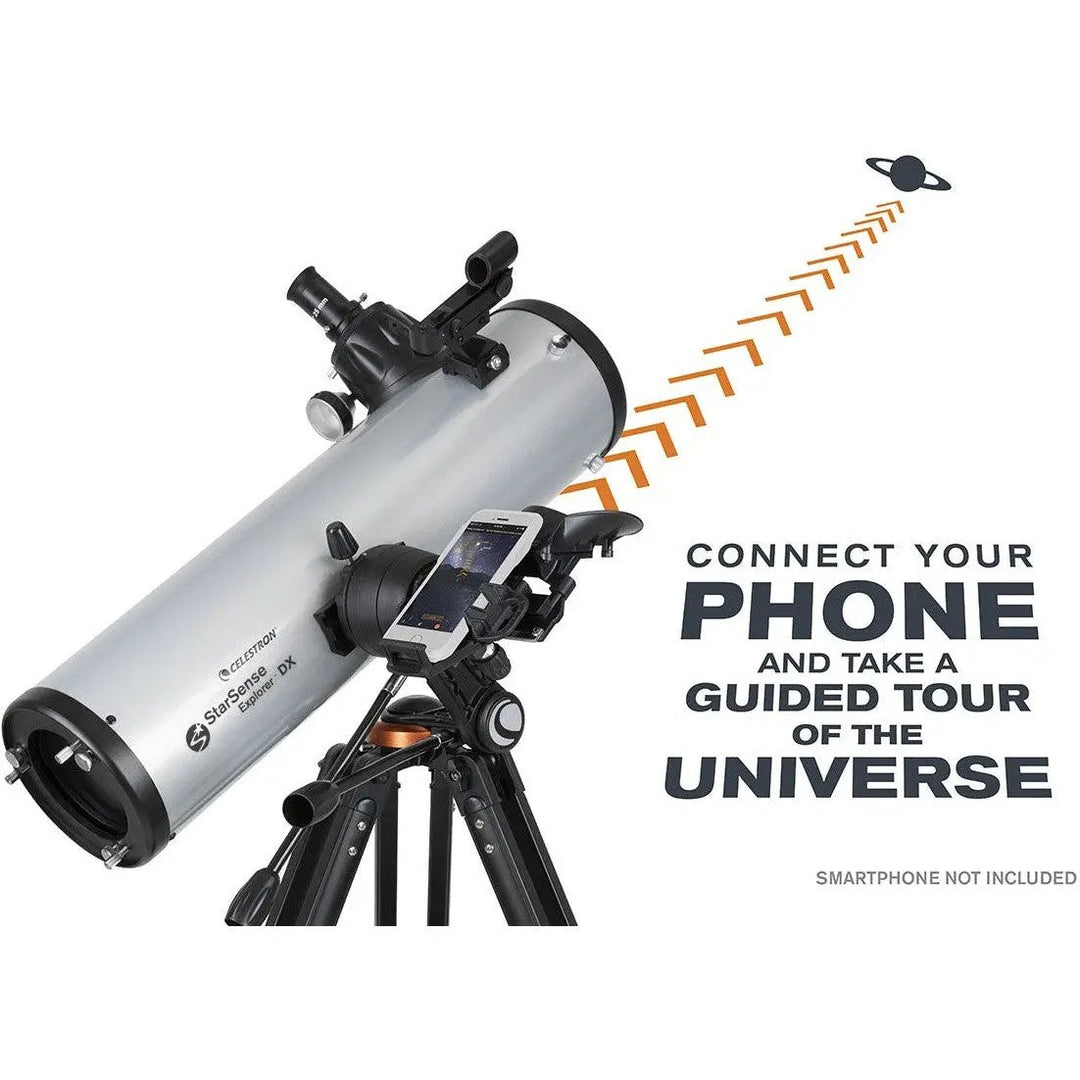 StarSense Explorer DX 130AZ Smartphone App-Enabled Newtonian Reflector Telescope by Celestron