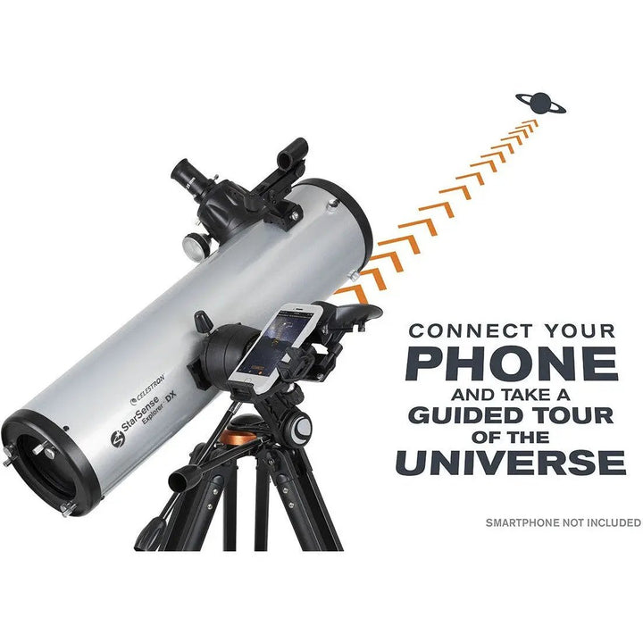 StarSense Explorer DX 130AZ Smartphone App-Enabled Newtonian Reflector Telescope by Celestron
