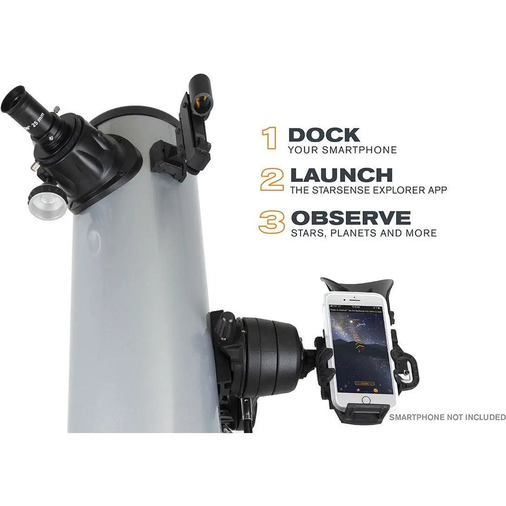 StarSense Explorer DX 130AZ Smartphone App-Enabled Newtonian Reflector Telescope by Celestron
