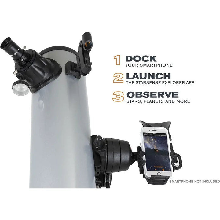 StarSense Explorer DX 130AZ Smartphone App-Enabled Newtonian Reflector Telescope by Celestron