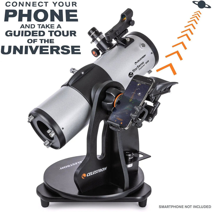 StarSense Explorer 114mm Smartphone App-Enabled Tabletop Dobsonian Telescope by Celestron