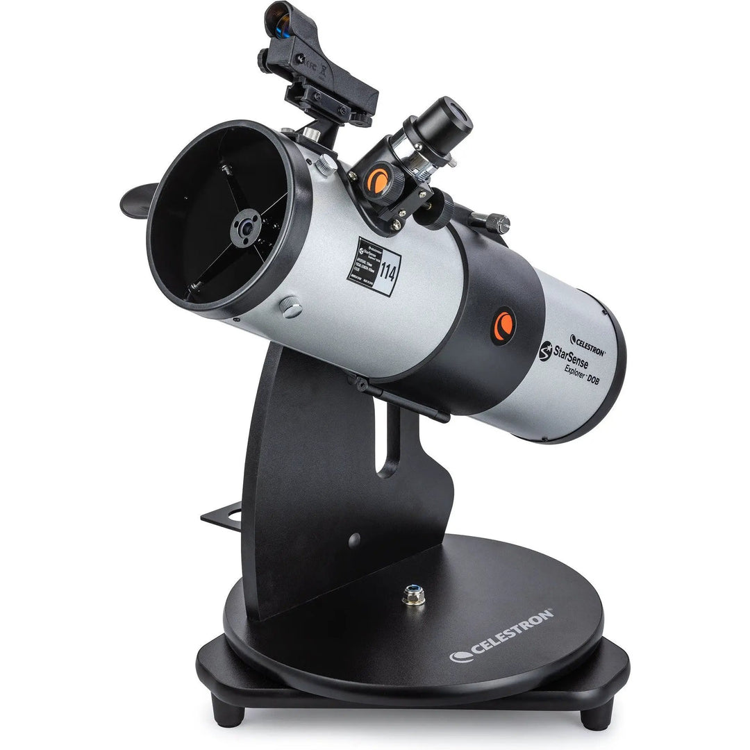 StarSense Explorer 114mm Smartphone App-Enabled Tabletop Dobsonian Telescope by Celestron