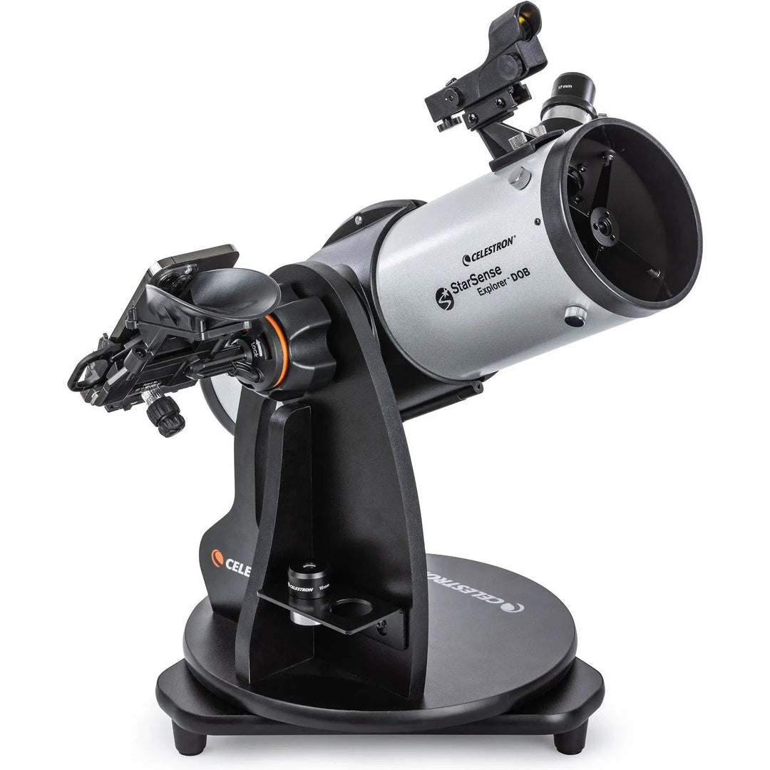 StarSense Explorer 114mm Smartphone App-Enabled Tabletop Dobsonian Telescope by Celestron
