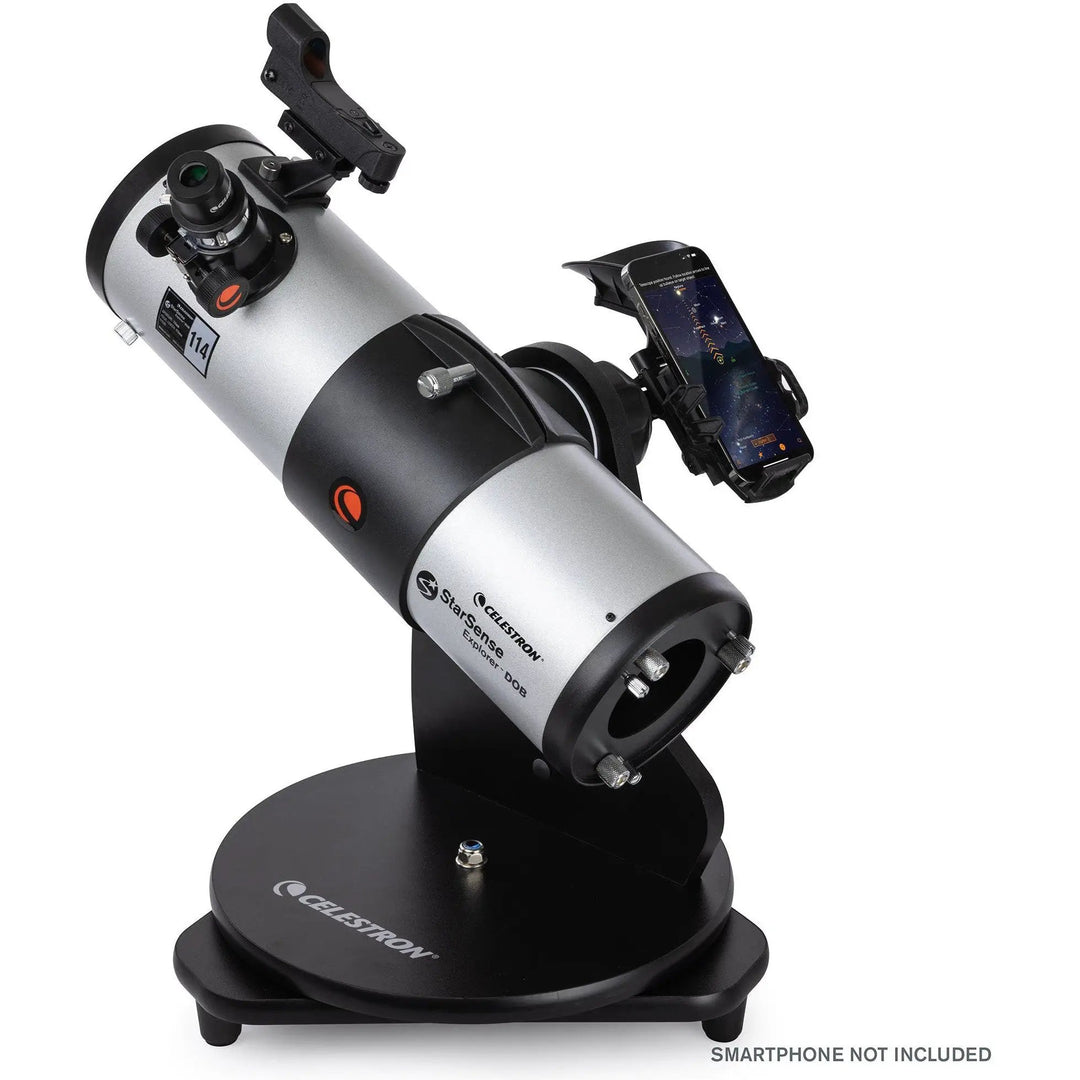 StarSense Explorer 114mm Smartphone App-Enabled Tabletop Dobsonian Telescope by Celestron