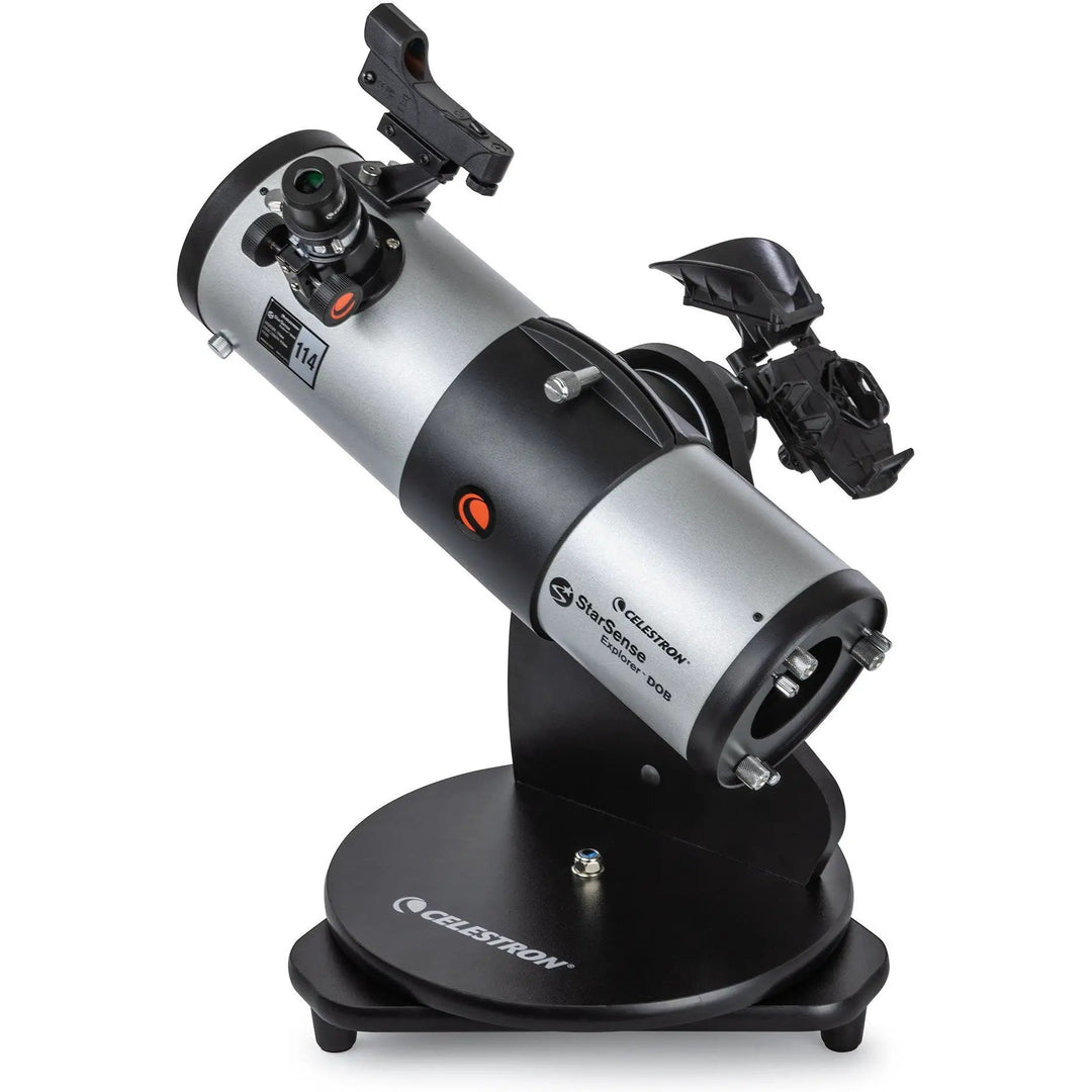 StarSense Explorer 114mm Smartphone App-Enabled Tabletop Dobsonian Telescope by Celestron