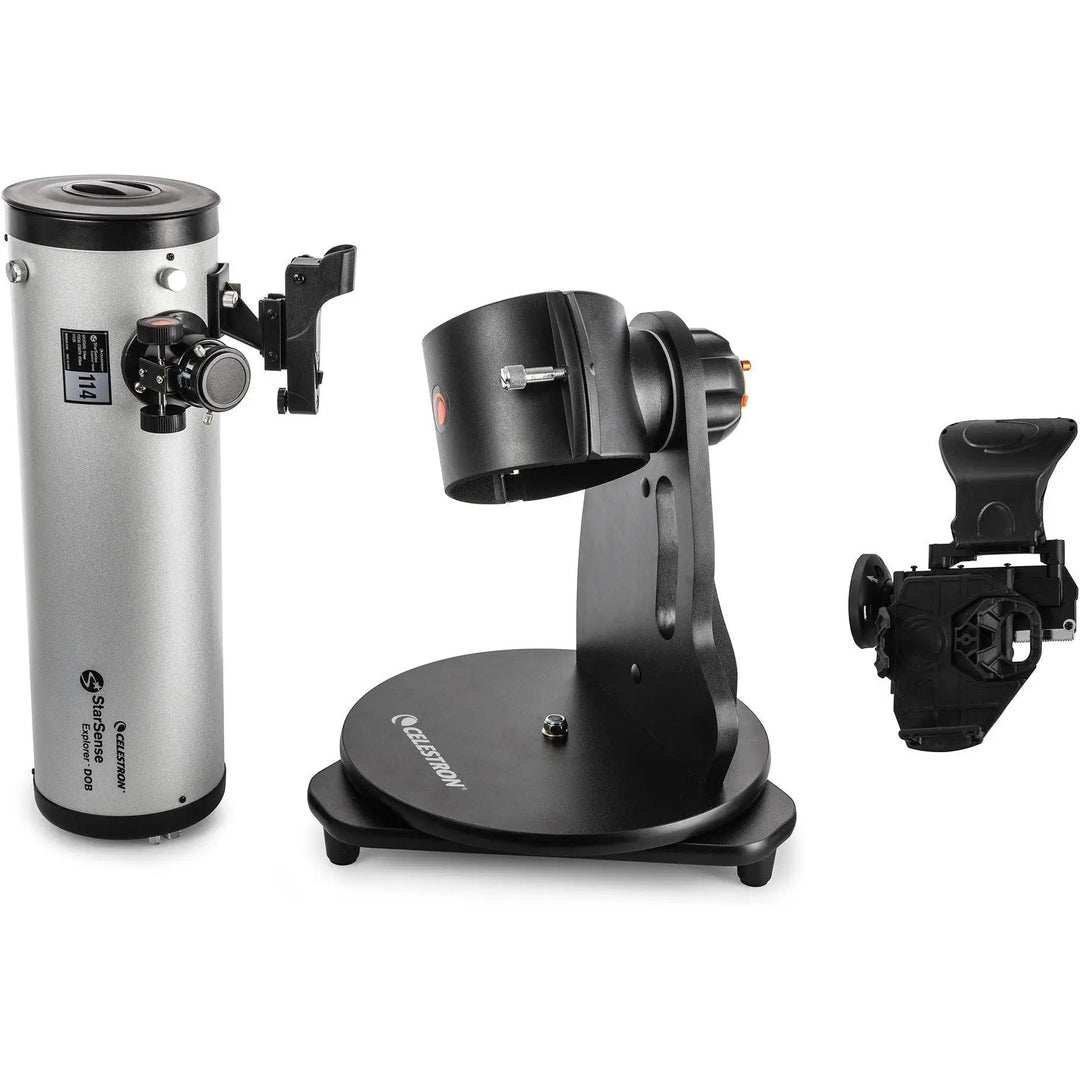 StarSense Explorer 114mm Smartphone App-Enabled Tabletop Dobsonian Telescope by Celestron