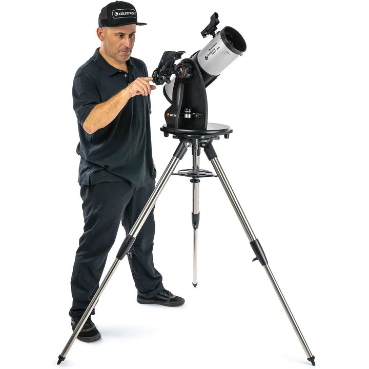 StarSense Explorer 114mm Smartphone App-Enabled Tabletop Dobsonian Telescope by Celestron
