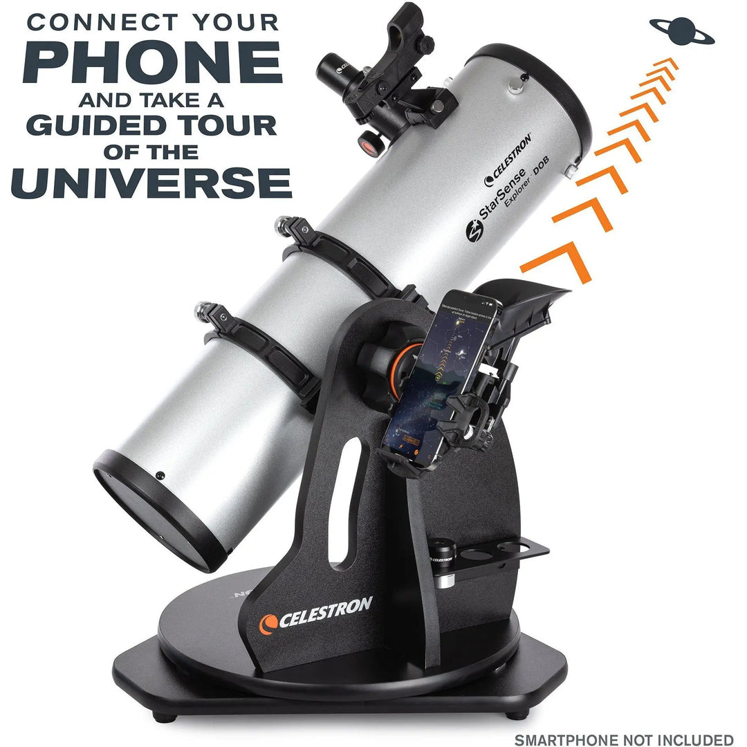 StarSense Explorer 130mm Smartphone App-Enabled Tabletop Dobsonian Telescope by Celestron