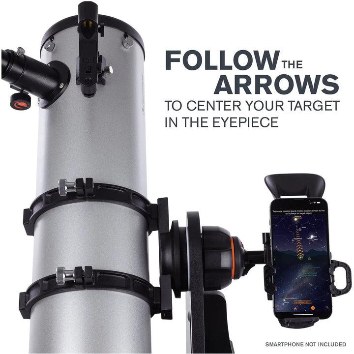 StarSense Explorer 130mm Smartphone App-Enabled Tabletop Dobsonian Telescope by Celestron